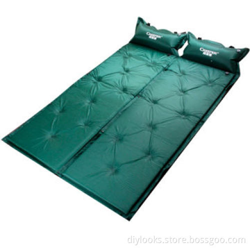 Outdoor Camping Automatic Inflatable Sleeping Moisture-proof Pad with Pillow
